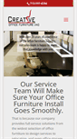 Mobile Screenshot of creativeofficefurniture.com